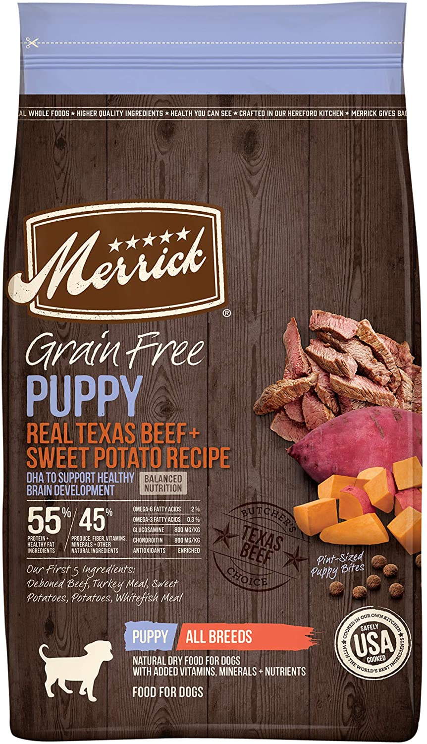 merrick puppy food