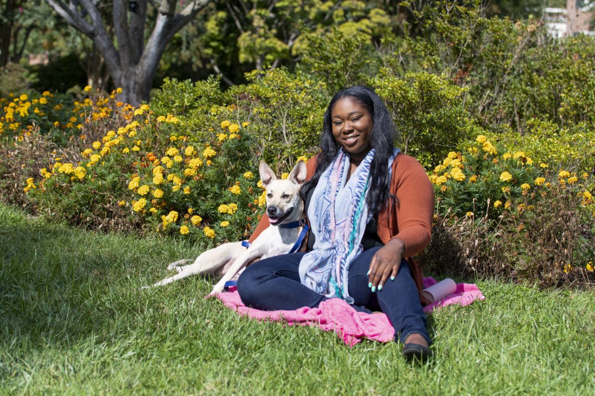 christina davis, black women love dogs
