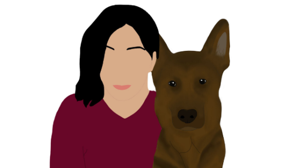 Illustration of Karina from Trina & Friends K9 Rescue