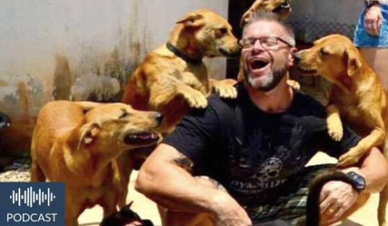 Michael J. Baines of The Man That Rescues Dogs