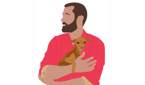 Illustration of Zach Skow from Marley's Mutts